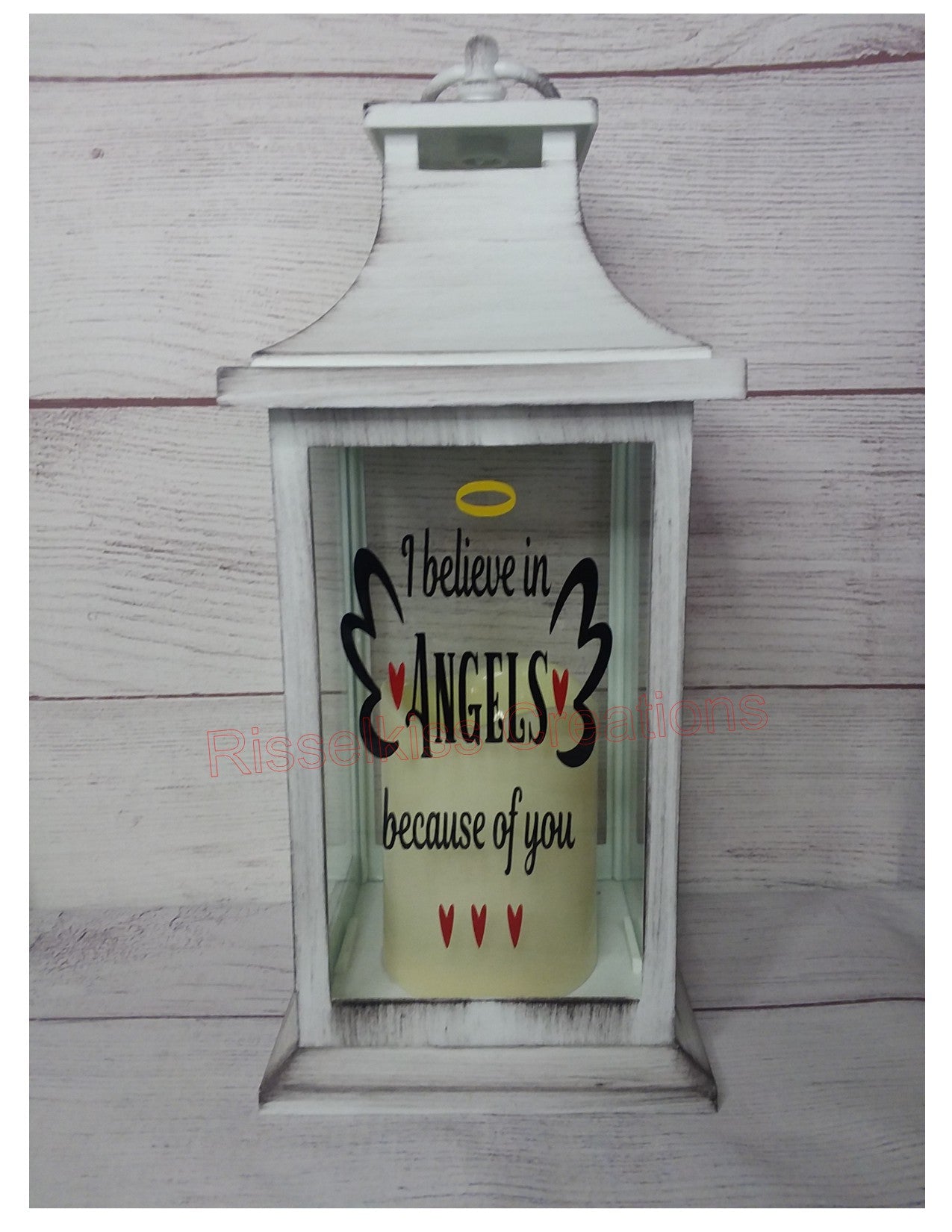 I believe in ANGELS because of you luminary lantern