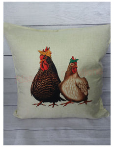 Chickens Pillow Cover