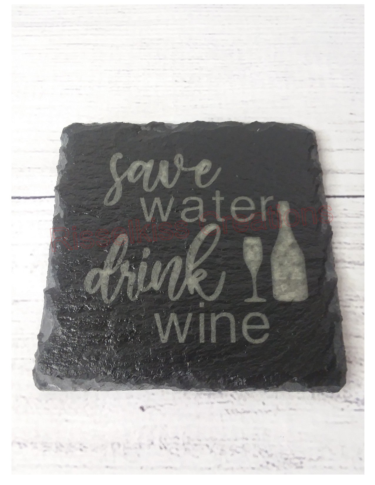 Save Water Drink Water Slate Coaster